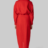 Alessandra Sarong Shirt Dress - Apiece Apart