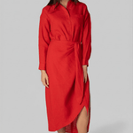 Alessandra Sarong Shirt Dress - Apiece Apart