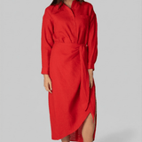 Alessandra Sarong Shirt Dress - Apiece Apart