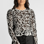 Alice Embroidery Battenberg Top - Sea New York