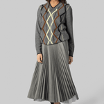 Argyle V - Neck Sweater - Plan C