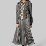 Argyle V - Neck Sweater - Plan C