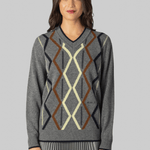 Argyle V - Neck Sweater - Plan C