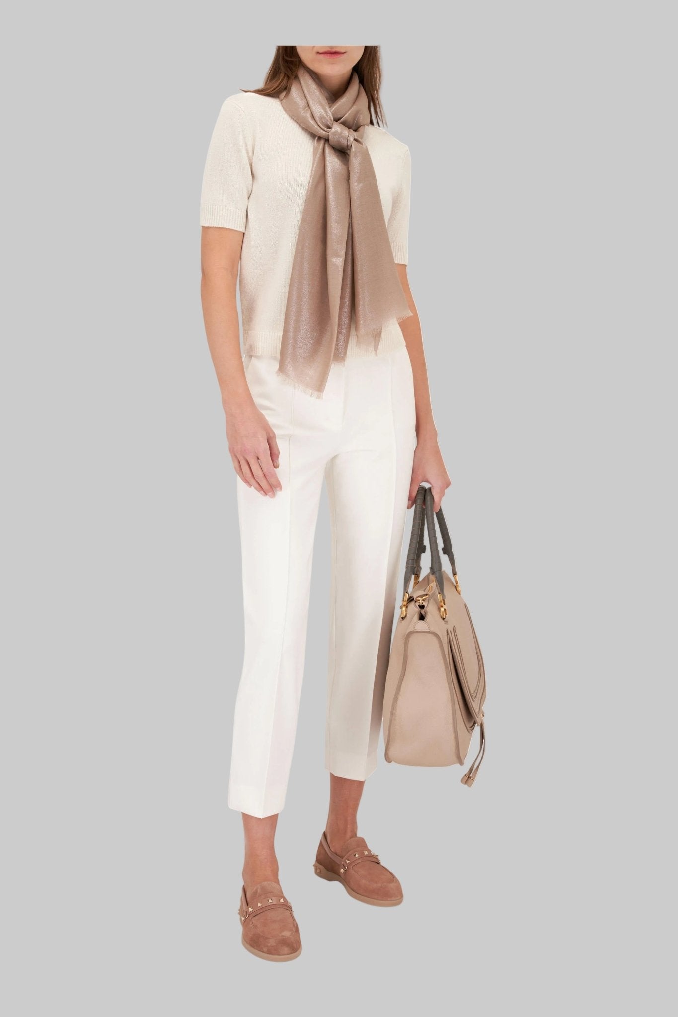 Audrey Ivory Sweater - TWP