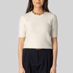 Audrey Ivory Sweater - TWP