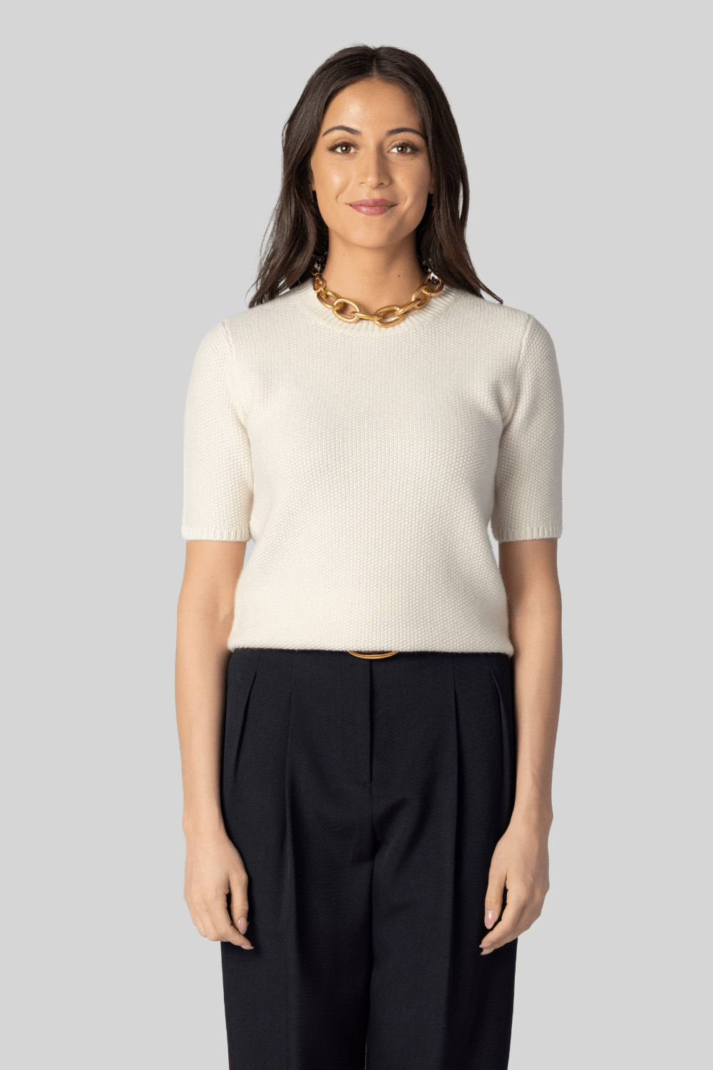 Audrey Ivory Sweater - TWP