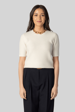 Audrey Ivory Sweater - TWP