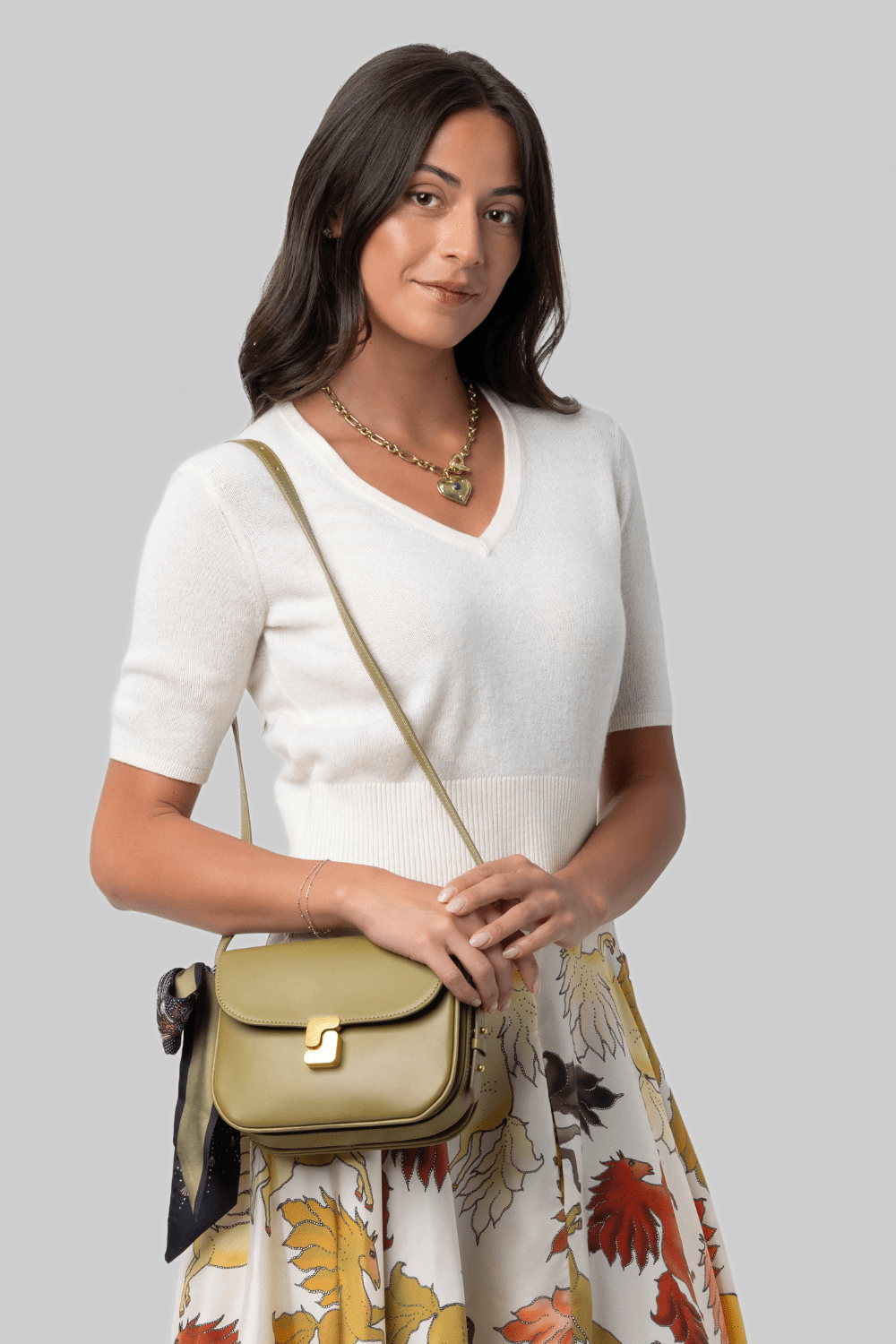 Bellissima Mini Leather Cross Body Bag - Soeur