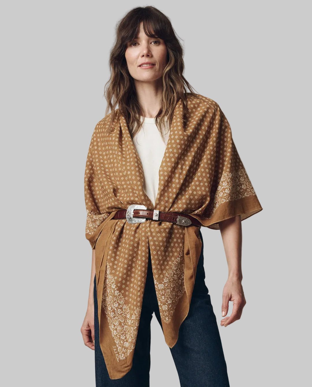 Big Bandana Marigold Scarf - The Great