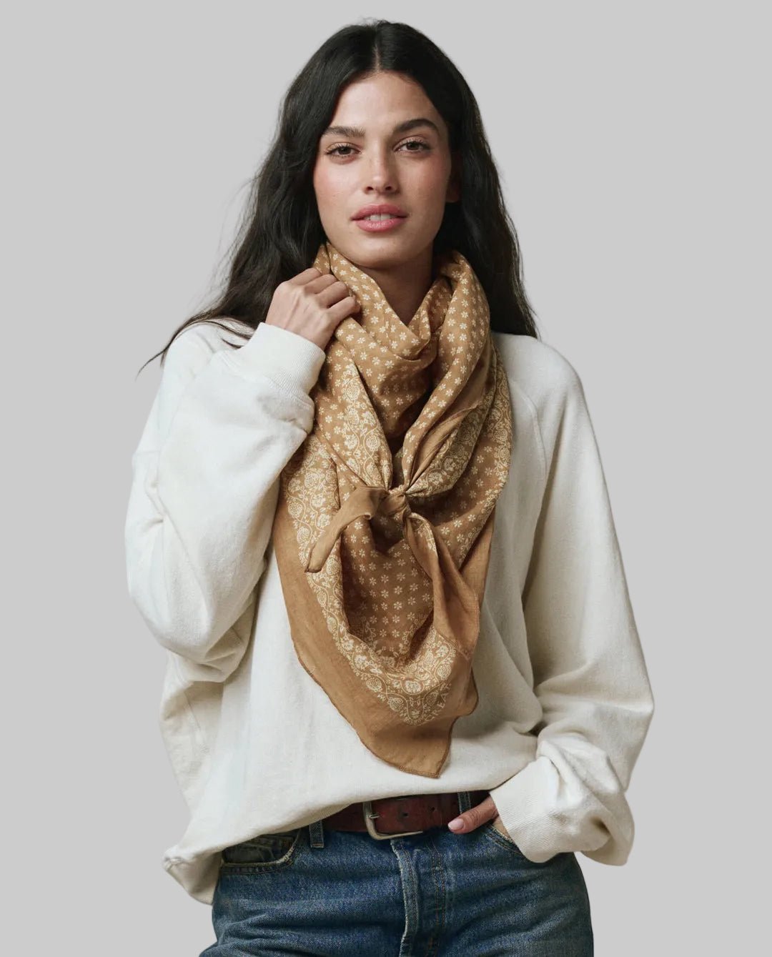 Big Bandana Marigold Scarf - The Great