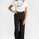 Black Buckle Pant - Gauchere