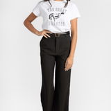 Black Buckle Pant - Gauchere