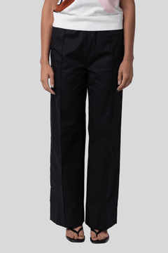 Black Poplin Trouser - Plan C