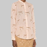 Bow Print Voile Shirt - Forte Forte