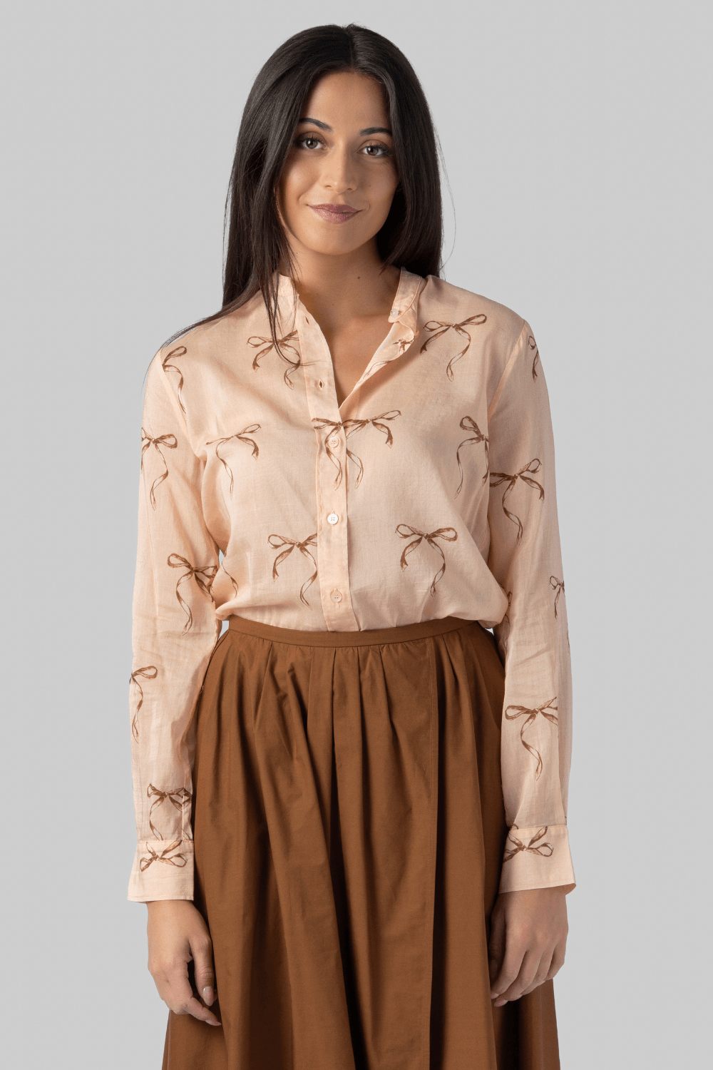 Bow Print Voile Shirt - Forte Forte