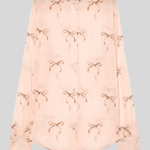 Bow Print Voile Shirt - Forte Forte