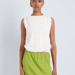 Bradley Crewneck in Textured Cotton - Proenza Schouler White Label