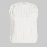 Bradley Crewneck in Textured Cotton - Proenza Schouler White Label
