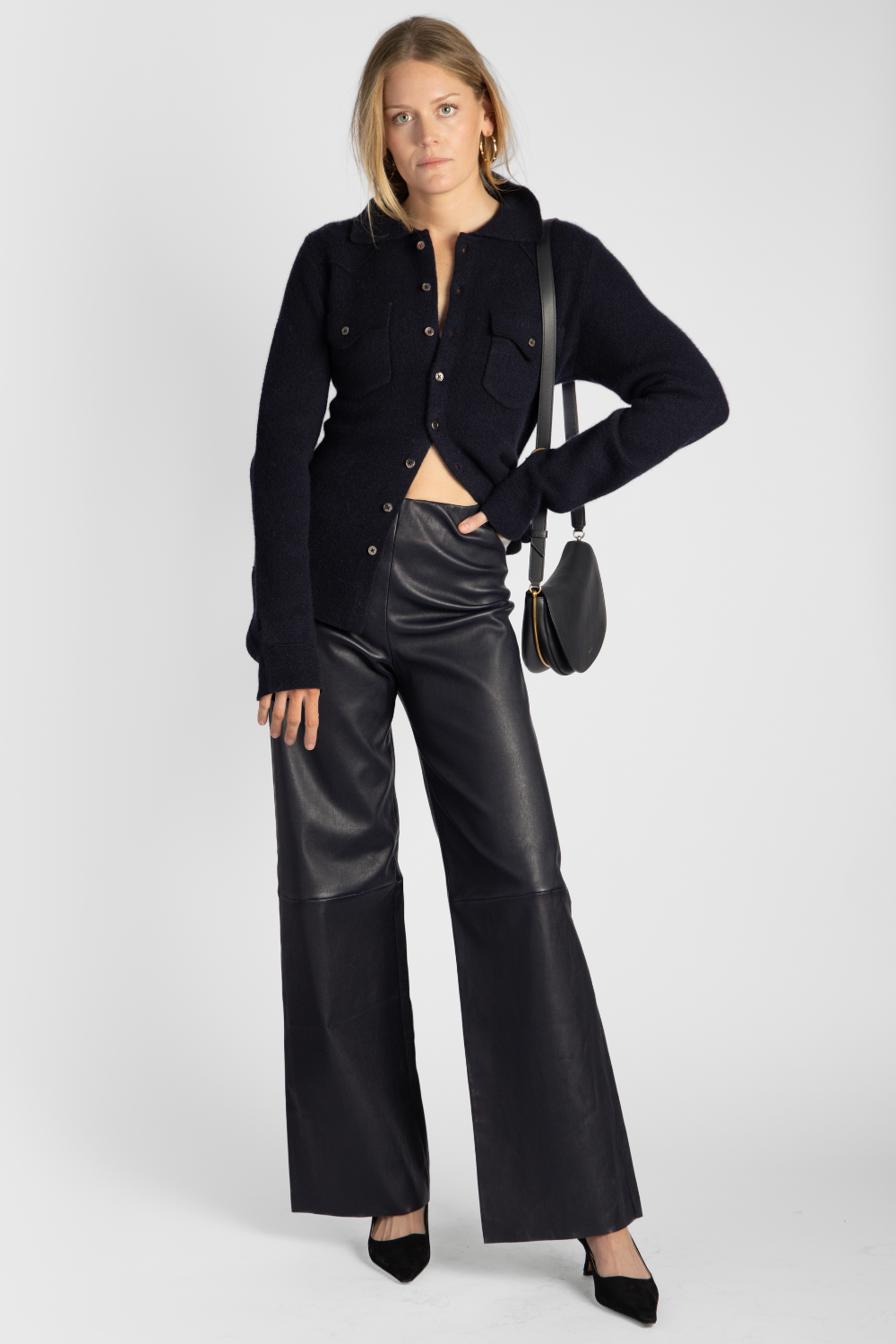 Nappa Stretch Leather Pant - The Posh Peacock