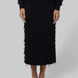 Bree Embellished Midi Skirt - Simkhai