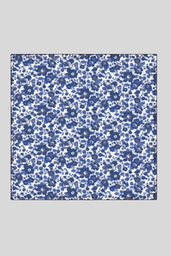 Carre Scarf Betsy Blue Print - La Prestic Ouiston