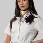 Carre Scarf Caravelle Sailing Ships Print - La Prestic Ouiston
