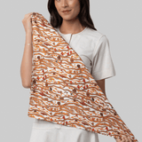 Carre Scarf Honey Garden Print - La Prestic Ouiston