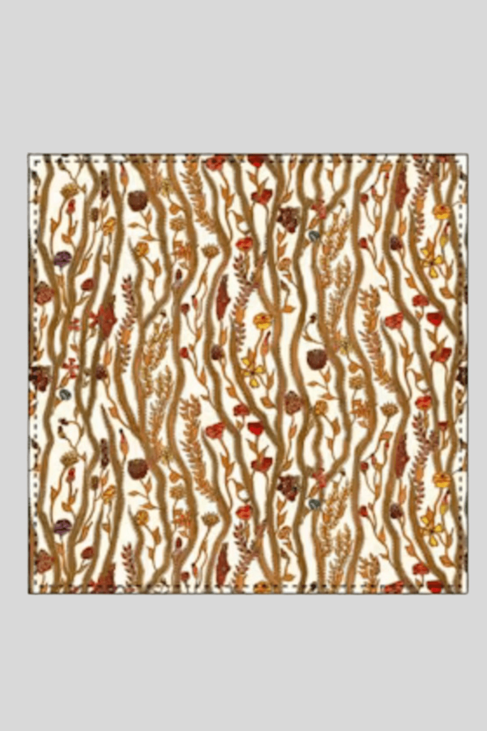 Carre Scarf Honey Garden Print - La Prestic Ouiston