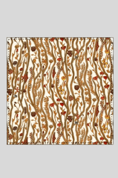 Carre Scarf Honey Garden Print - La Prestic Ouiston