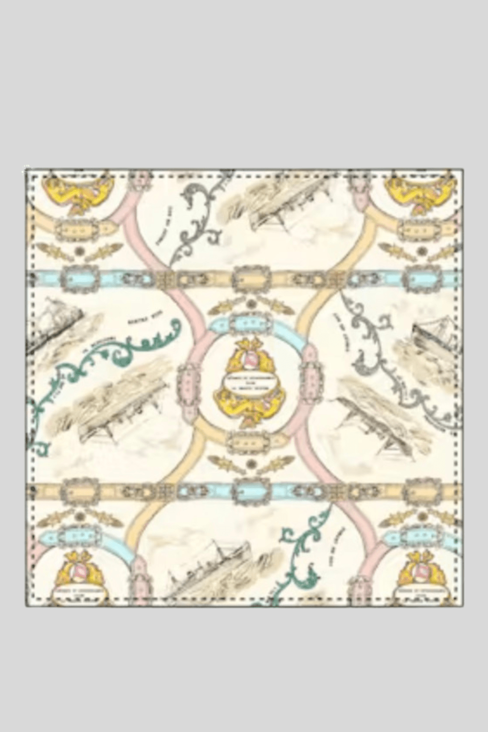 Carre Scarf Pastel Imagery - La Prestic Ouiston