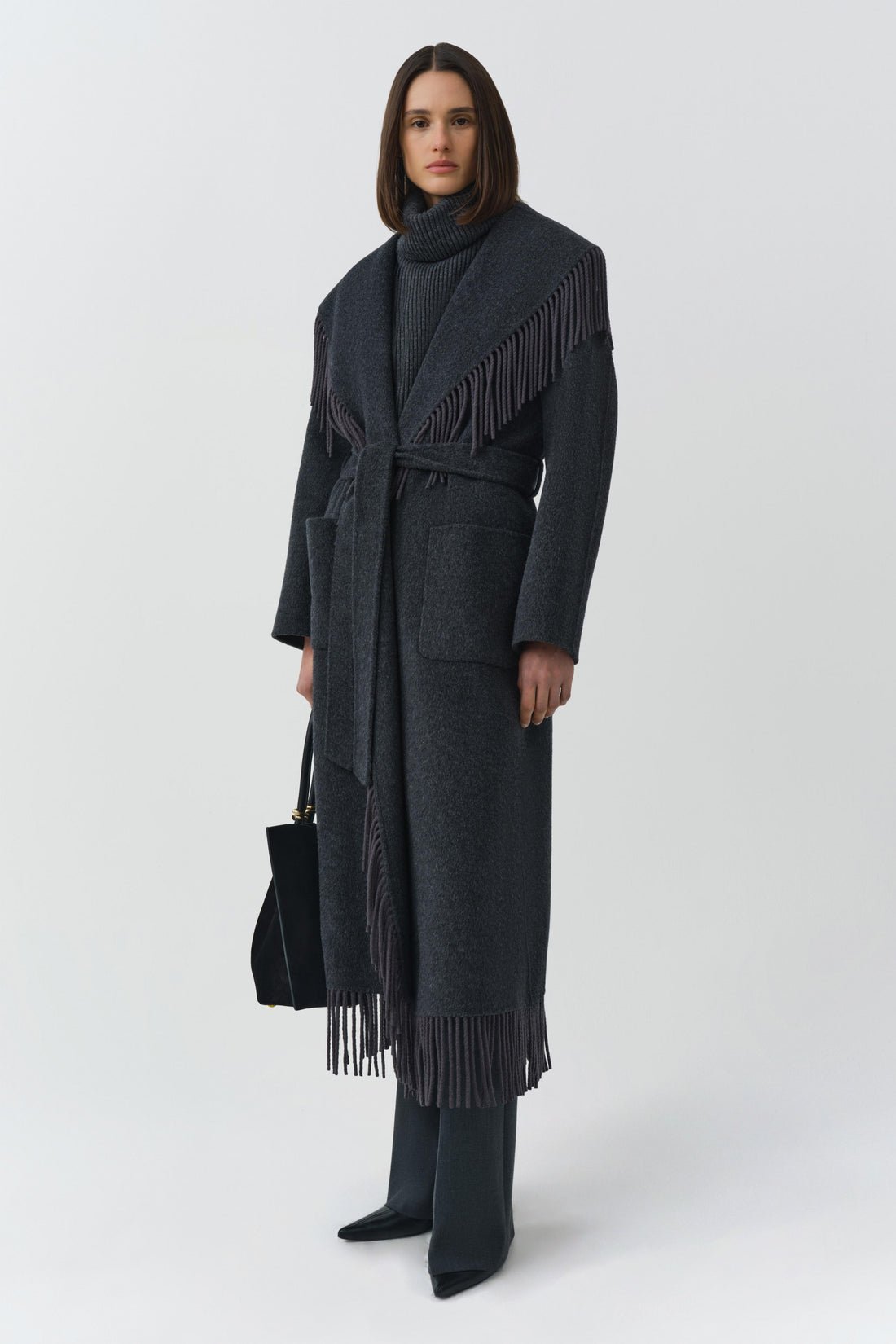 Carrie Fringe Robe Coat - Simkhai