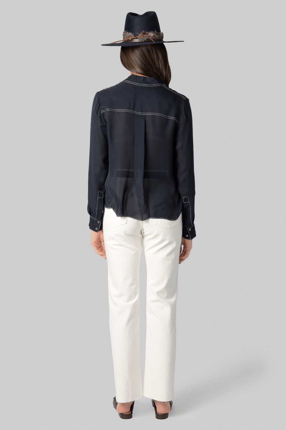 Carter Topstitch Shirt - TWP