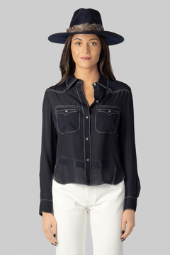 Carter Topstitch Shirt - TWP
