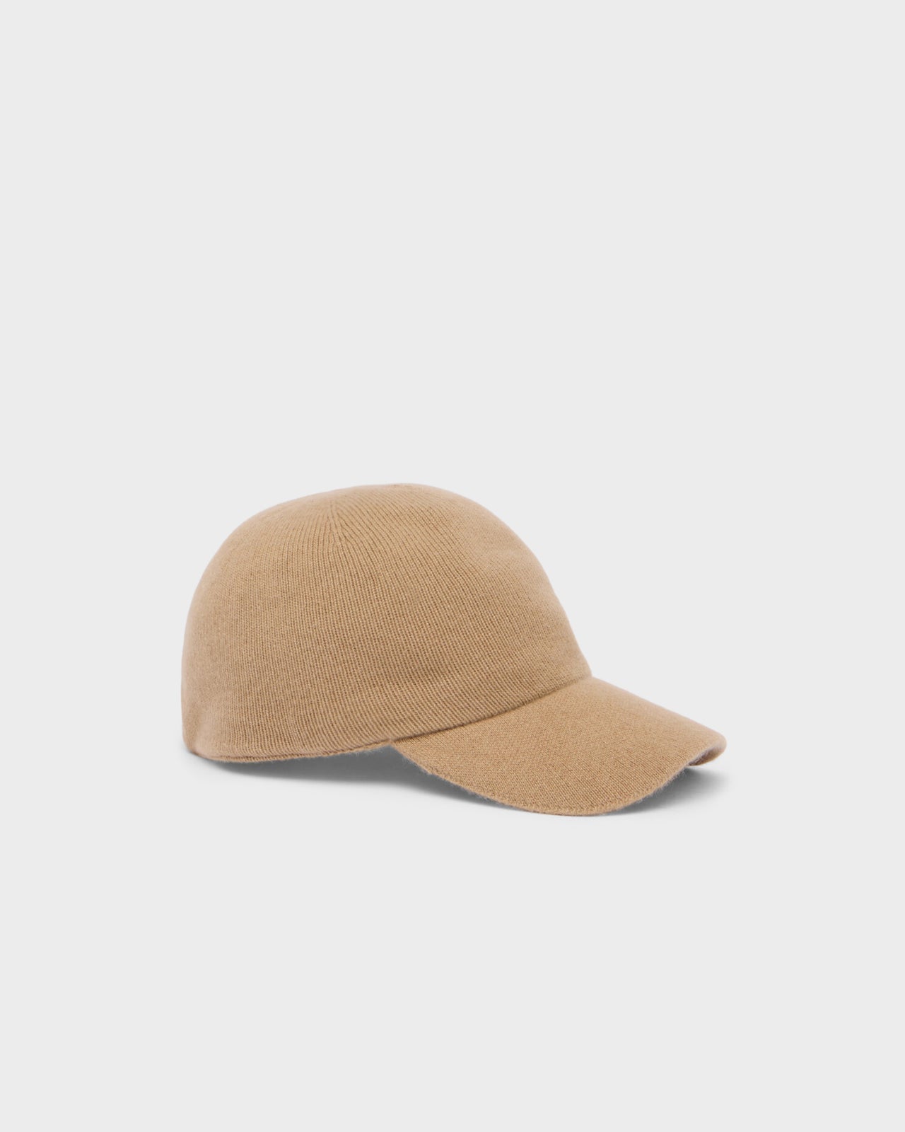 Cashmere Baseball Cap in Camel/Butter - Guest In Residence