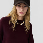 Cashmere Baseball Cap in Cocoa/Burnt Sienna - Guest In Residence