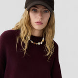 Cashmere Baseball Cap in Cocoa/Burnt Sienna - Guest In Residence