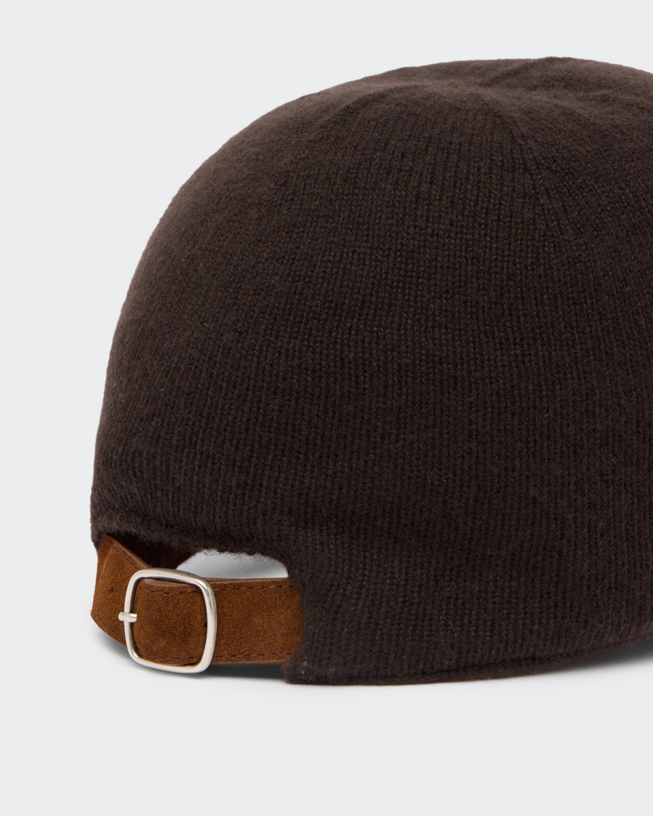 Cashmere Baseball Cap in Cocoa/Burnt Sienna - Guest In Residence