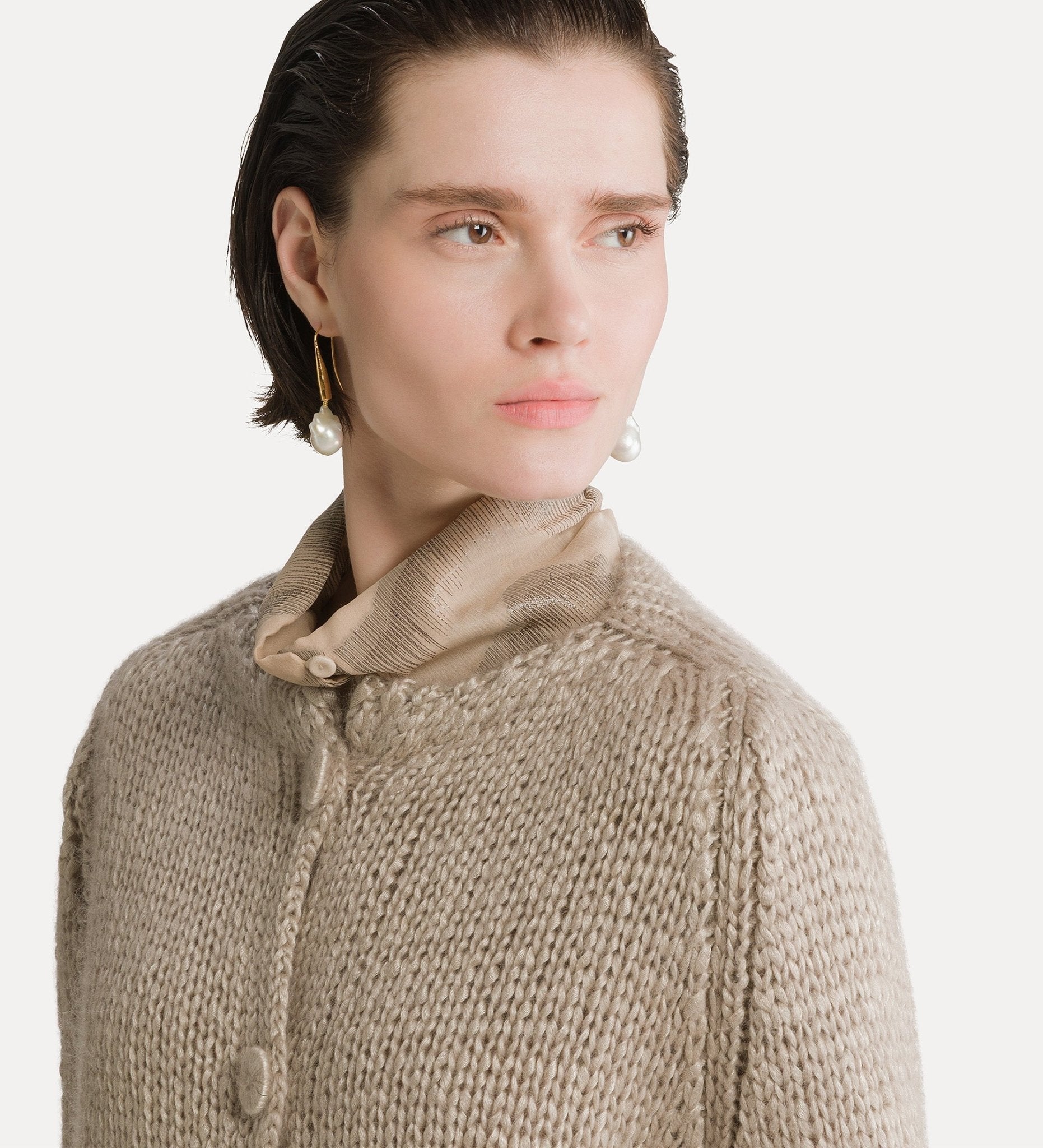 Cashmere Silk Mohair Cardigan - Forte Forte