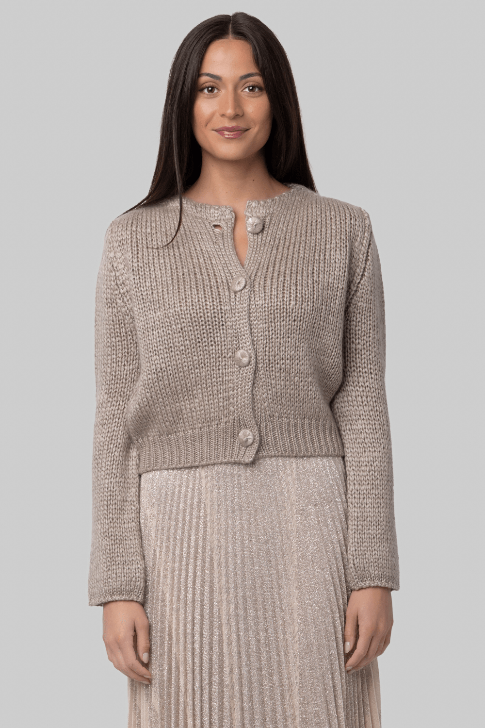 Cashmere Silk Mohair Cardigan - Forte Forte