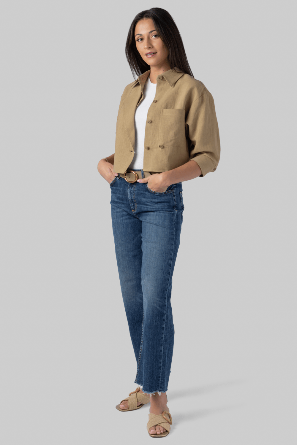 Chevelle Crop Wide Leg Jean - ASKK