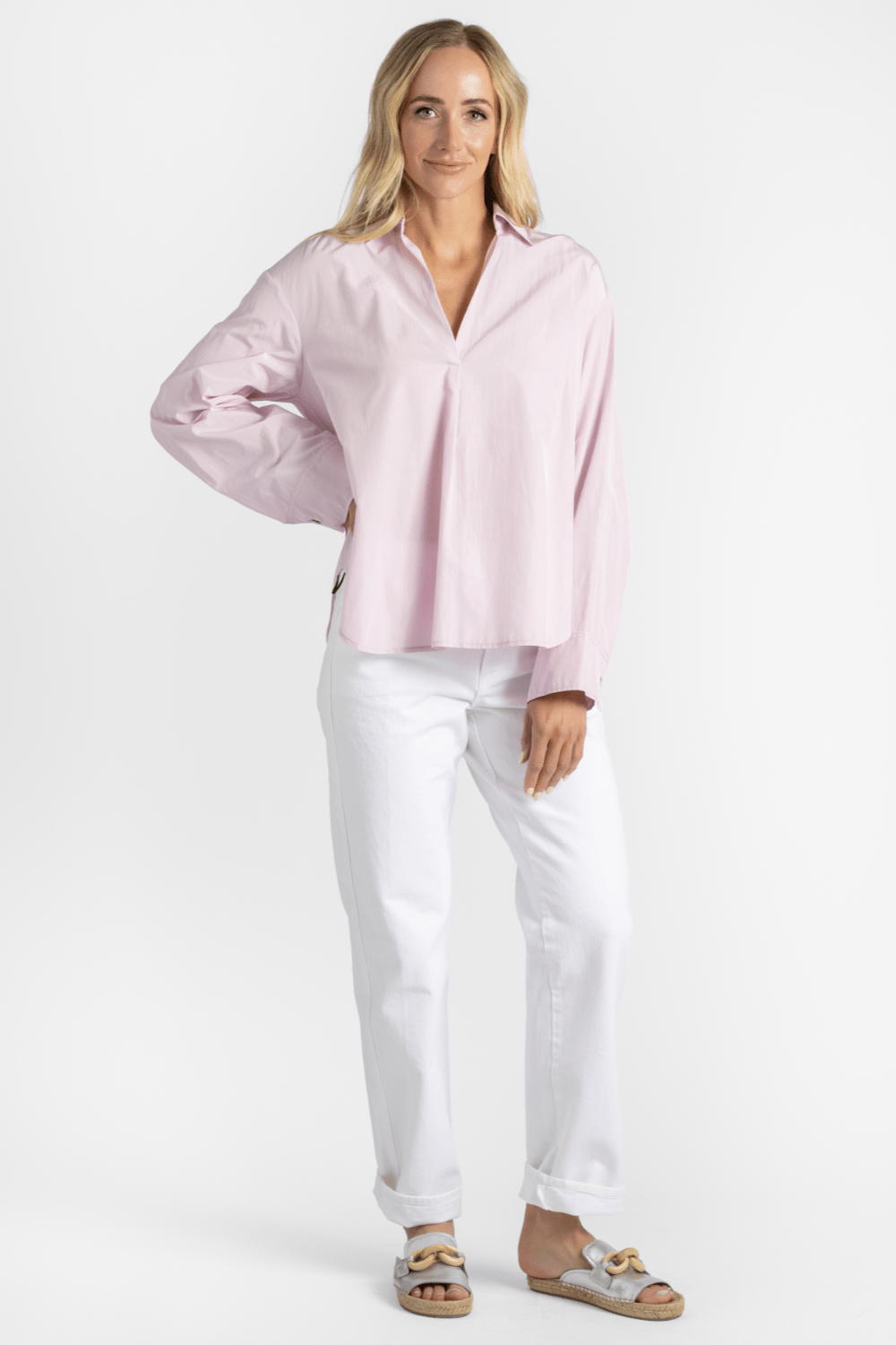 Chic Taffeta Polo Shirt - The Posh Peacock