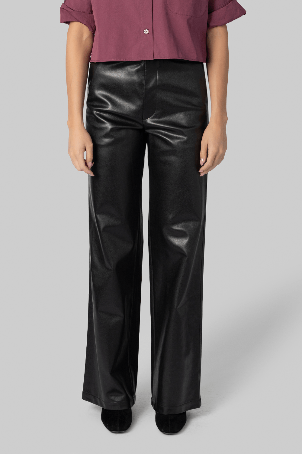 Classic Faux Leather Pants - Gauchere