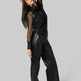 Classic Faux Leather Pants - Gauchere