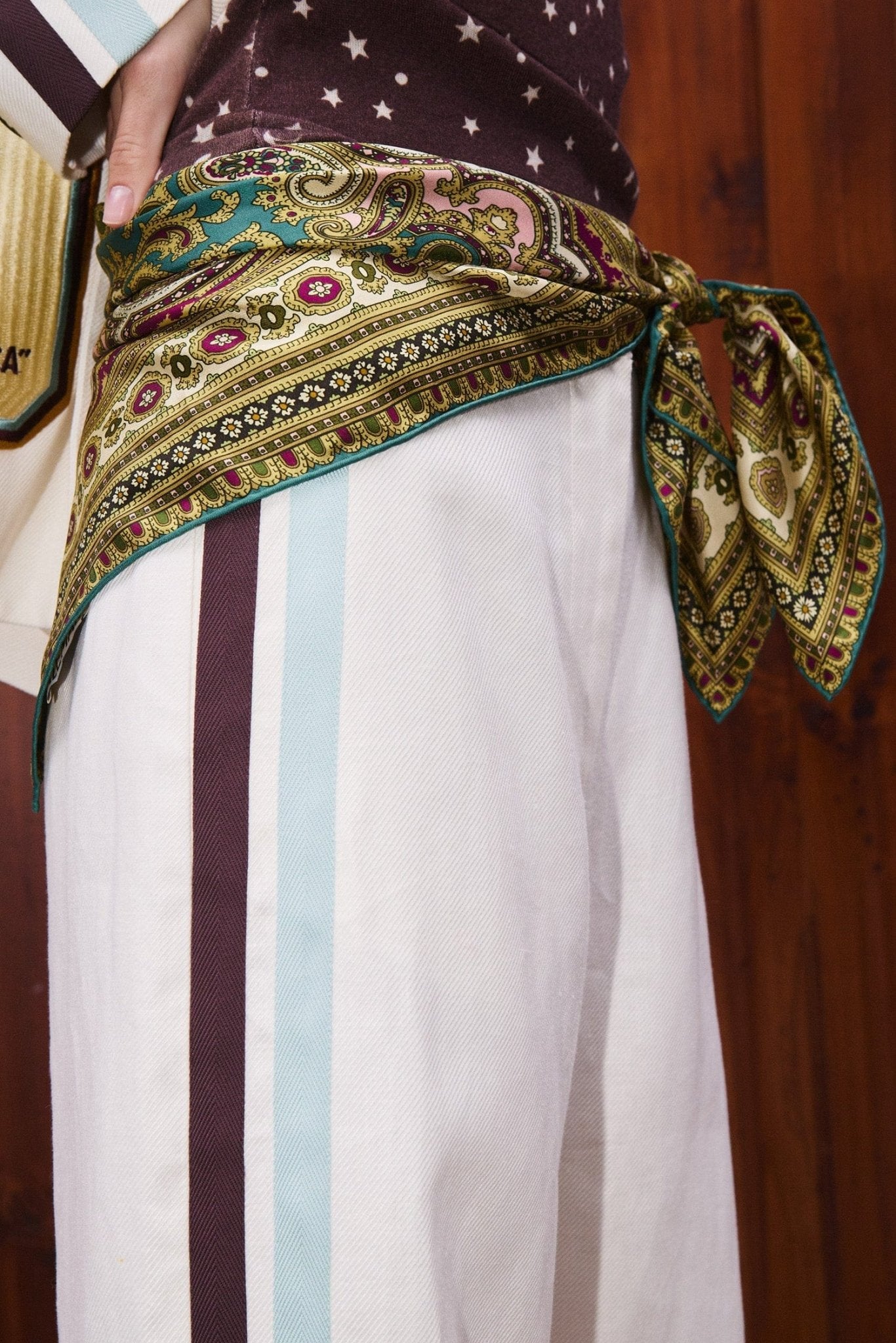 Clemenza Silk Scarf - Alemais