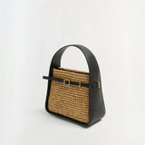 Cleo Mini Raffia Combo Bucket Bag - Simkhai