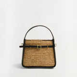 Cleo Mini Raffia Combo Bucket Bag - Simkhai