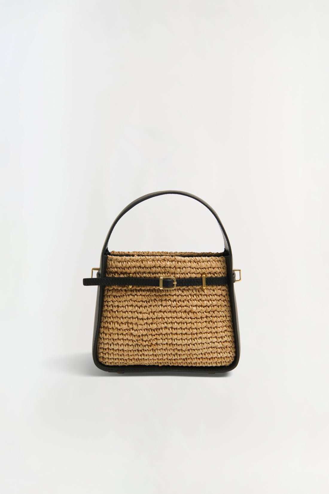 Cleo Mini Raffia Combo Bucket Bag - Simkhai