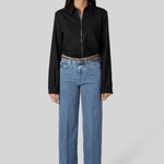 Collared Shirt w/Zipper - Gauchere