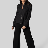 Collared Shirt w/Zipper - Gauchere