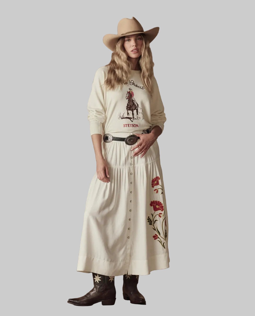 Concho Belt Black - The Great